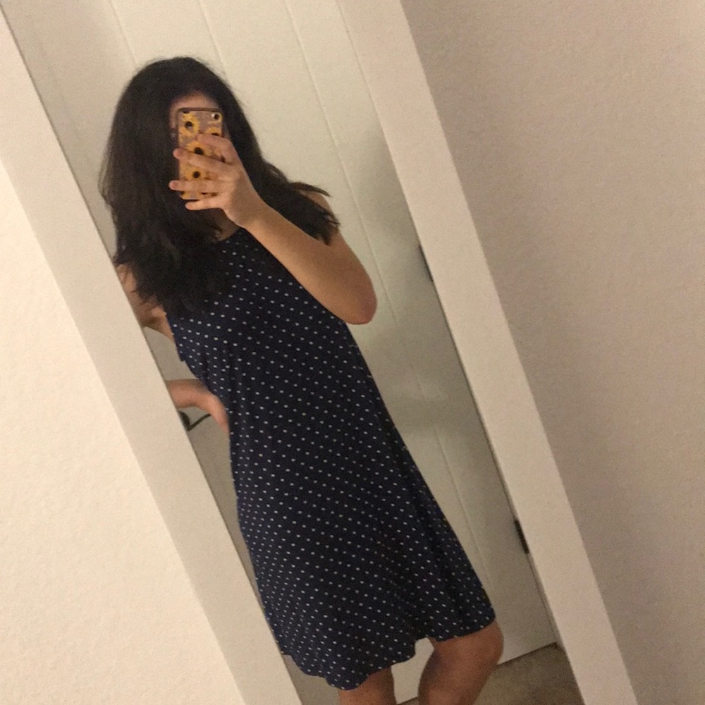 Woman’s Halter Summer Polka Dot Dress